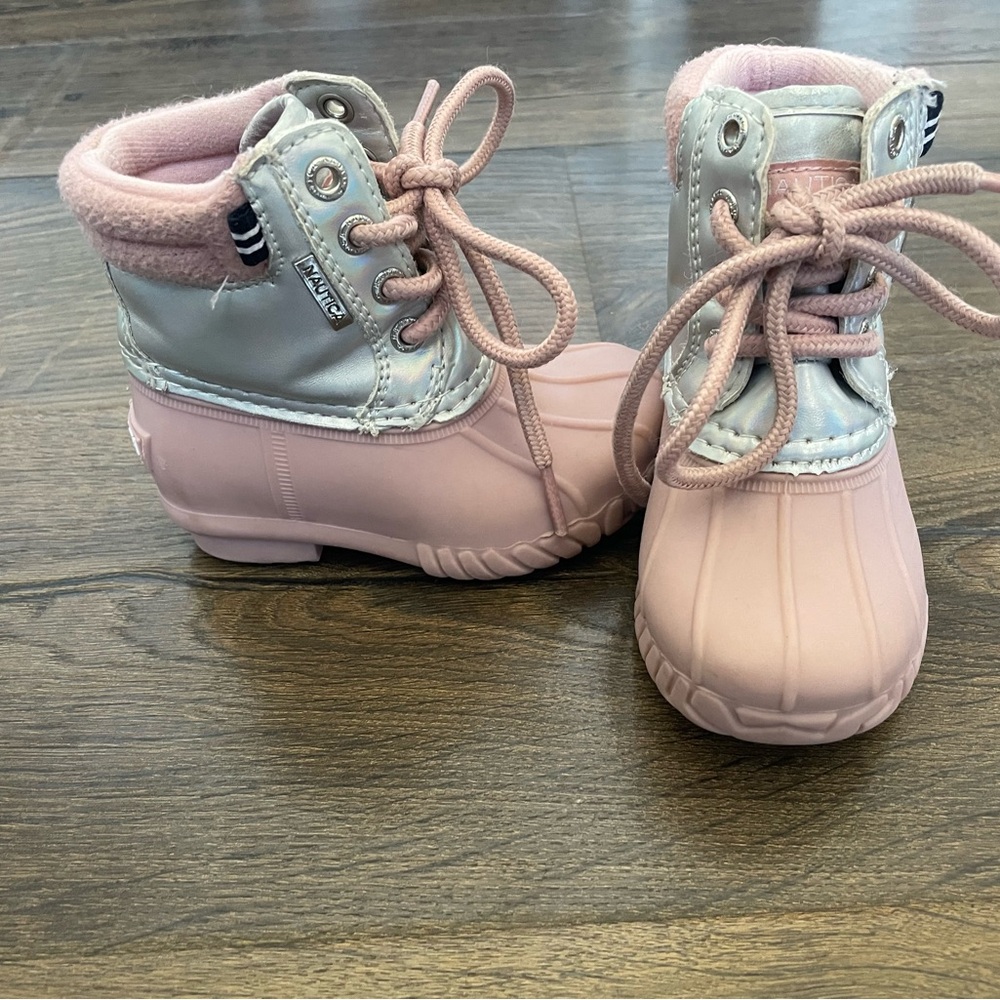 Nautica Pink Kids Boots
